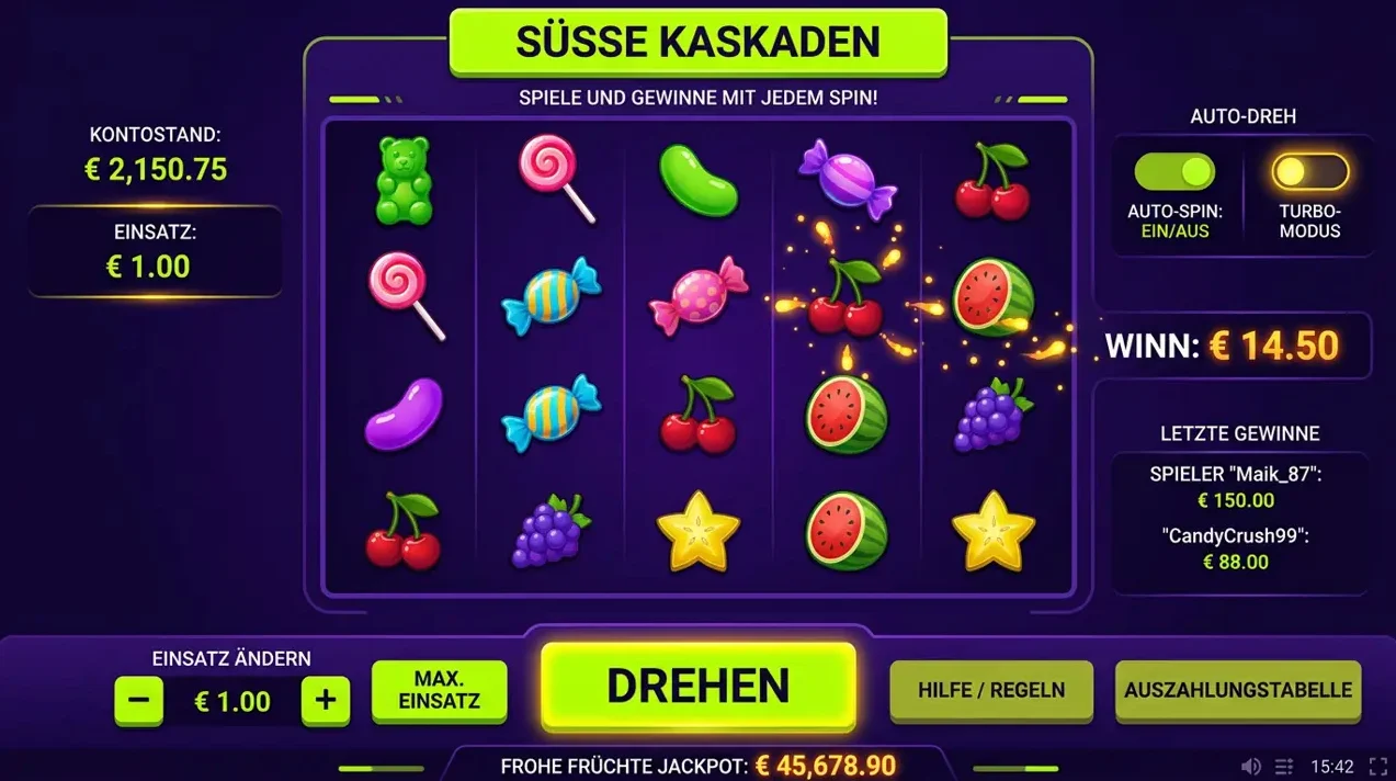 Slots & Automaten bei Irwin